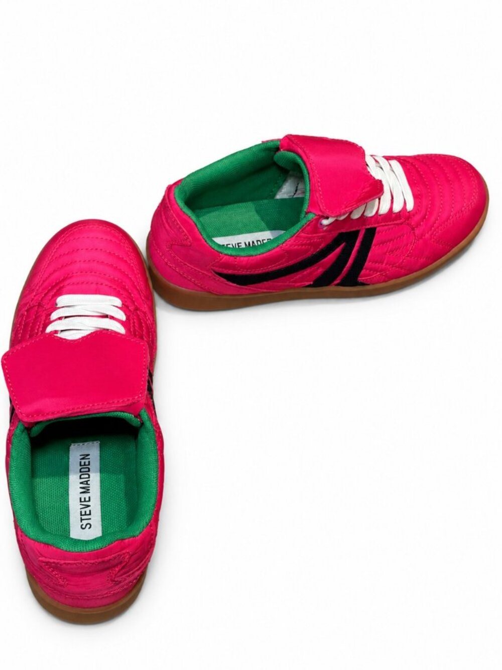 Steve Madden Madrid Hot Pink Quilted Sneakers Size 6.5